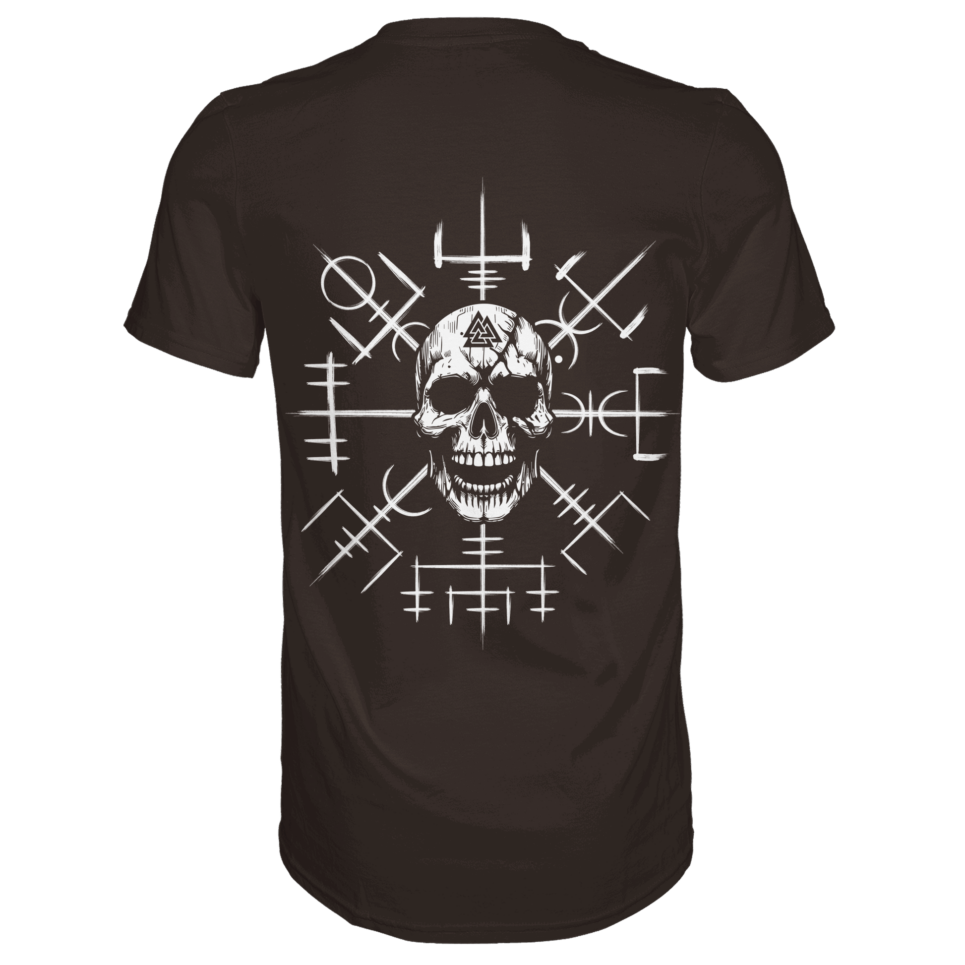 Viking Compass Skull - Mystisches Totenkopf Premium Shirt