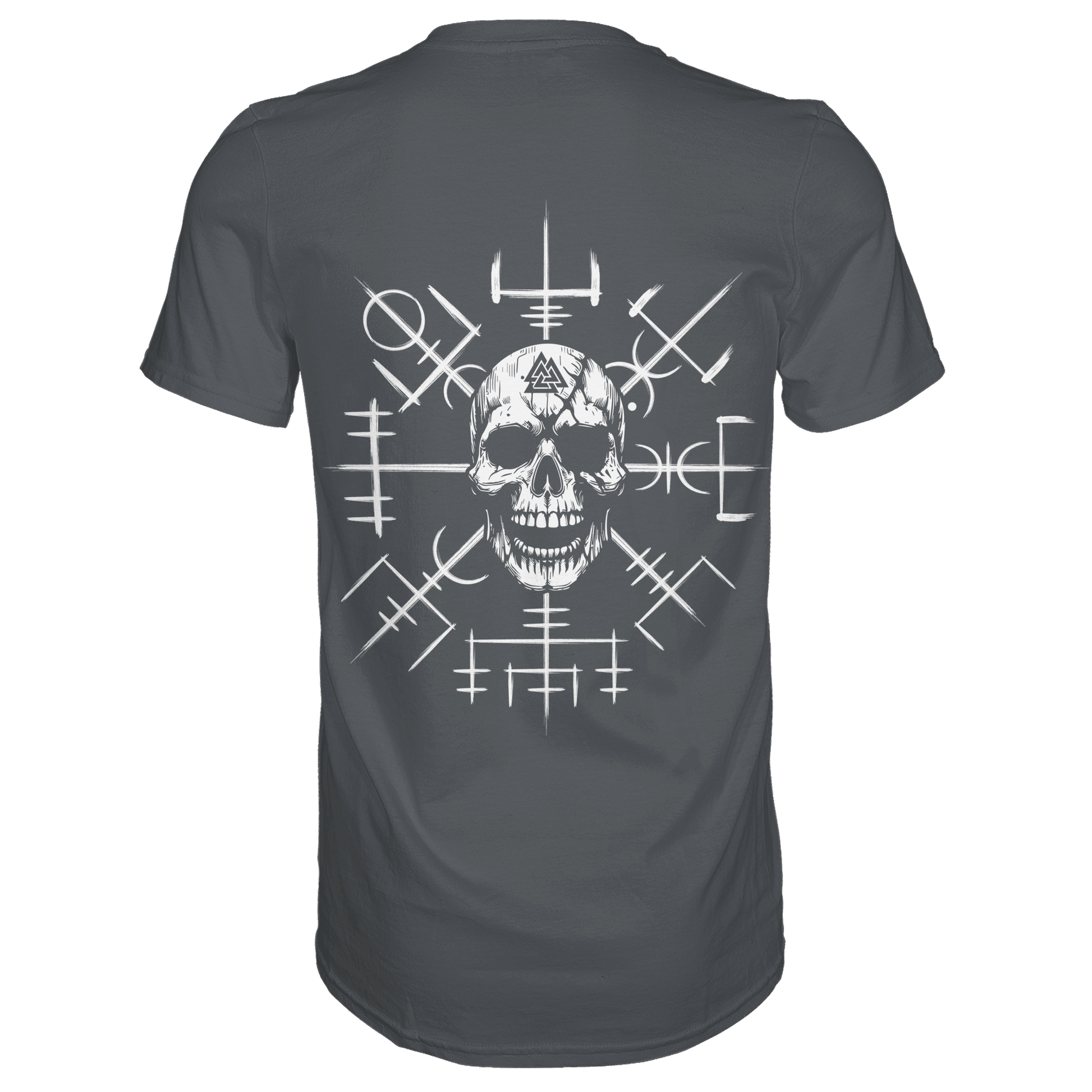 Viking Compass Skull - Mystisches Totenkopf Premium Shirt