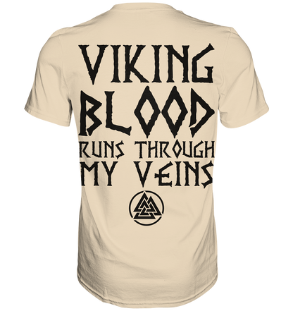 Wikingerblut fließt durch meine Adern - Wikinger T-Shirt Männer Premium