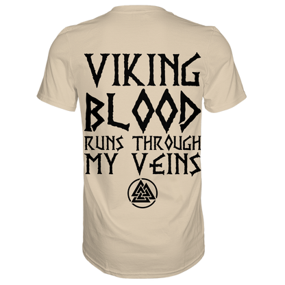 Wikingerblut fließt durch meine Adern - Wikinger T-Shirt Männer Premium