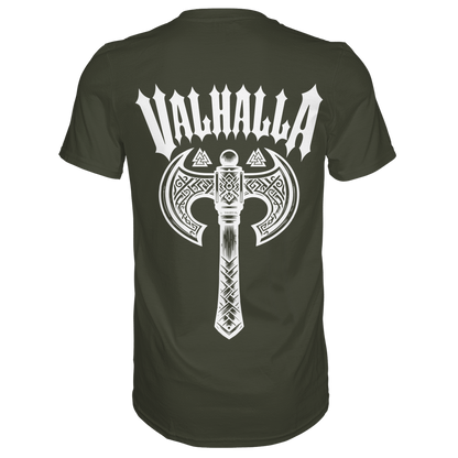 VALHALLA - Wikinger T-Shirt Männer Premium Walhalla