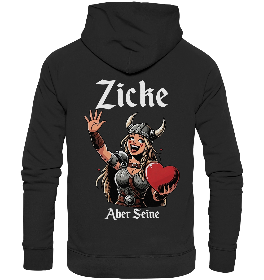 Zicke aber seine - Premium Unisex Hoodie