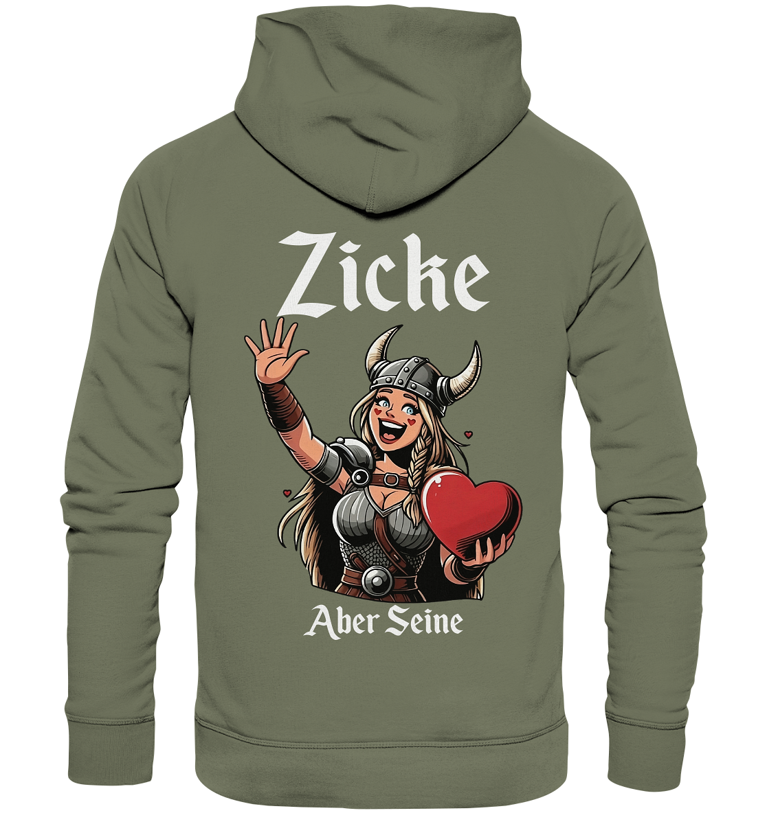 Zicke aber seine - Premium Unisex Hoodie