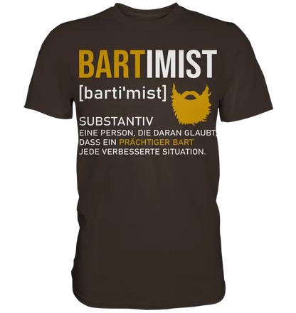 Bartimist - Herren Shirt - Brown / XS - Unisex-Shirts