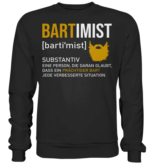Bartimist - Unisex Sweatshirt - Deep Black / XS - Sweatshirts