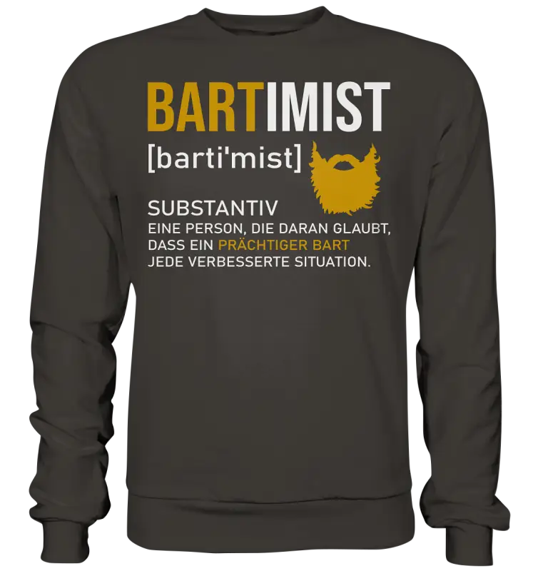 Bartimist - Unisex Sweatshirt - Storm Grey (Solid) / XS - Sweatshirts