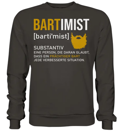 Bartimist - Unisex Sweatshirt - Storm Grey (Solid) / XS - Sweatshirts