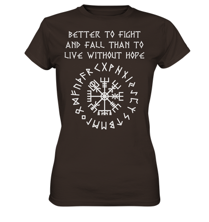 Better to Fight - Damen Shirt - Brown / XS - Lady-Shirts