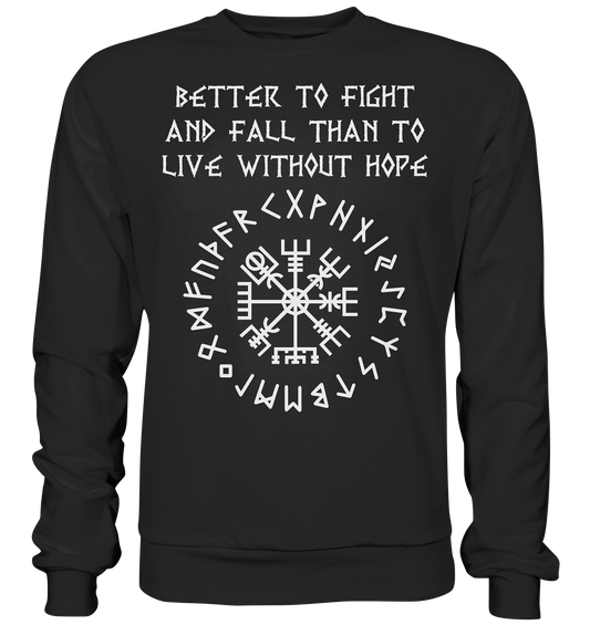 Better to Fight - Unisex Sweatshirt - Deep Black / XS - Sweatshirts