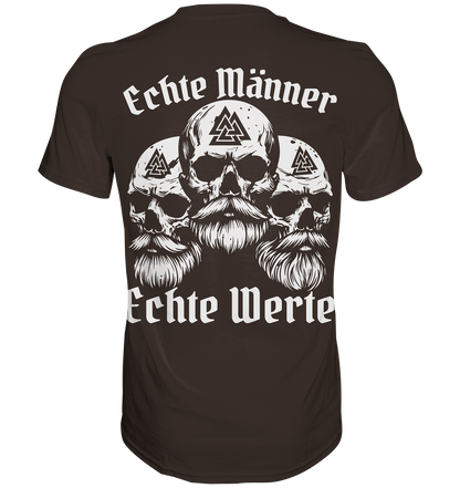 Echte Männer Echte Werte - Herren Shirt - Unisex-Shirts