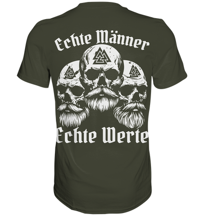 Echte Männer Echte Werte - Herren Shirt - Unisex-Shirts