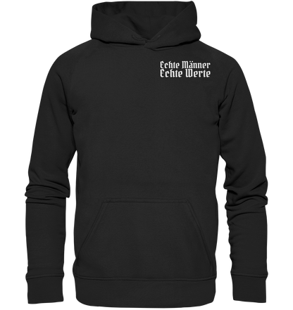 Echte Männer Echte Werte - Unisex Hoodie - Deep Black / XS - Hoodies