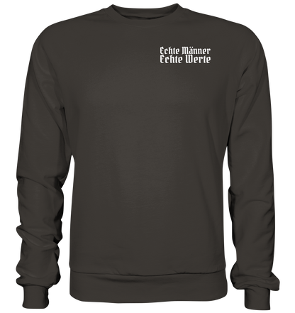 Echte Männer Echte Werte - Unisex Sweatshirt - Storm Grey (Solid) / XS - Sweatshirts
