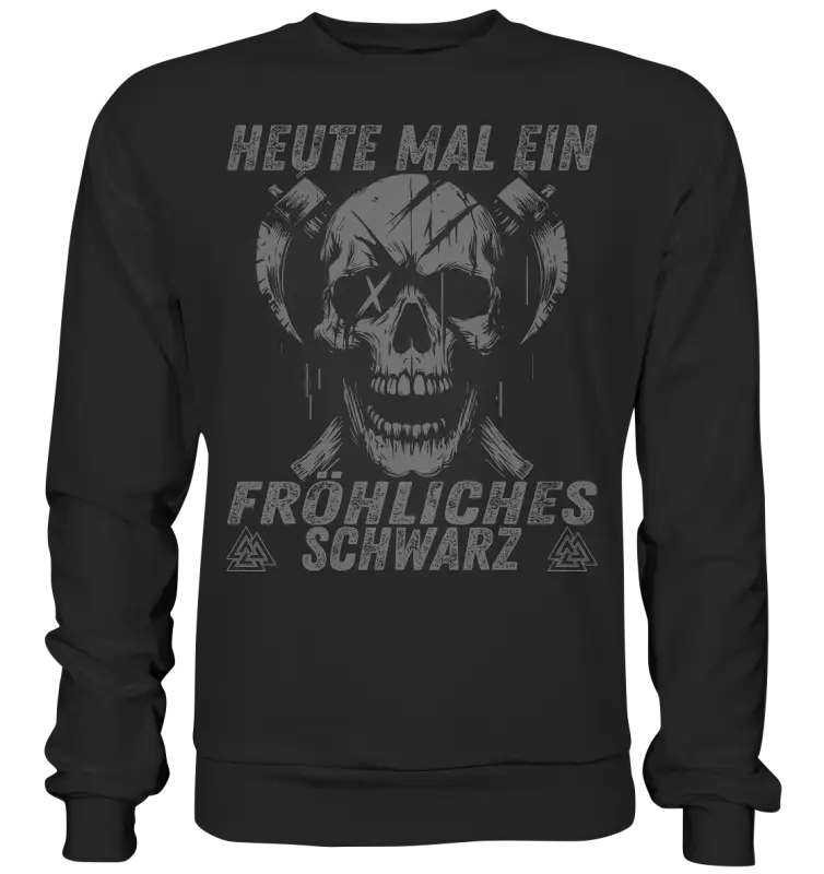 Ein Fröhliches Schwarz - Sweatshirt - Deep Black / XS - Sweatshirts