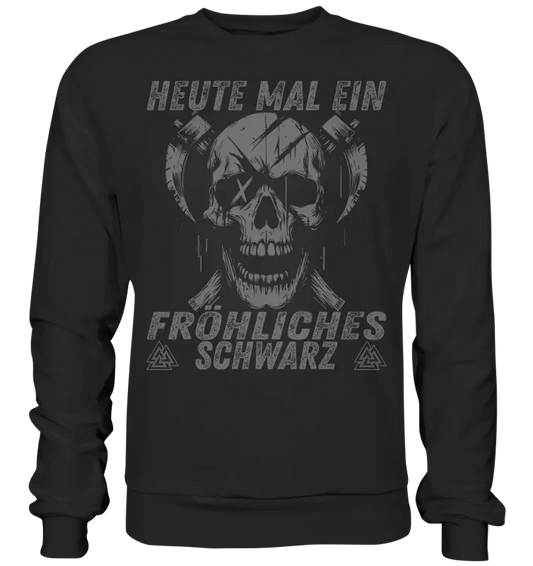 Ein Fröhliches Schwarz - Sweatshirt - Deep Black / XS - Sweatshirts