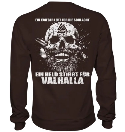 ein Held stirbt für Valhalla - Basic Sweatshirt - Donnerwolf