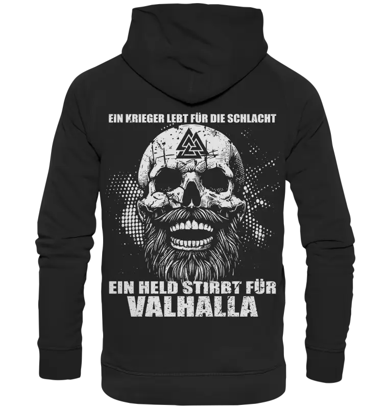 ein Held stirbt für Valhalla - Unisex Hoodie - Donnerwolf