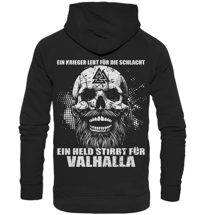 ein Held stirbt für Valhalla - Unisex Hoodie - Donnerwolf