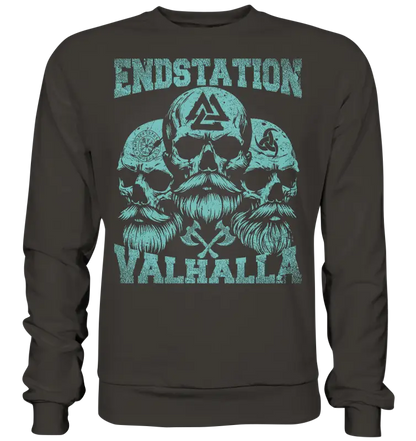 Endstation Valhalla - Unisex Sweatshirt - Storm Grey (Solid) / XS - Sweatshirts