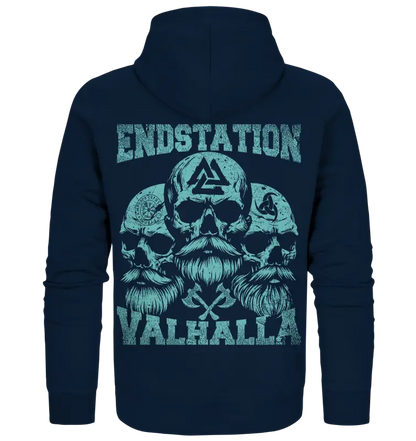 Endstation Valhalla - Unisex Zipper - Navy / S - Jacken/ Zipper