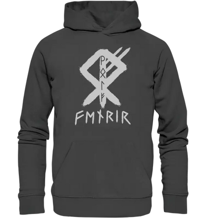 Fenris Wolfsrune - Organic Basic Hoodie - Donnerwolf