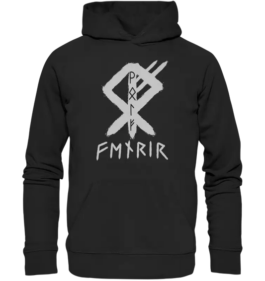 Fenris Wolfsrune - Organic Basic Hoodie - Donnerwolf