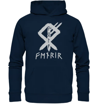 Fenris Wolfsrune - Organic Basic Hoodie - Donnerwolf