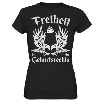 Freiheit - Damen Shirt - Black / XS - Lady-Shirts