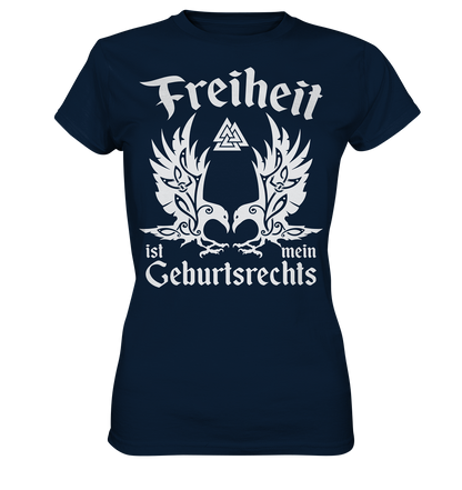 Freiheit - Damen Shirt - Navy / XS - Lady-Shirts