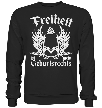 Freiheit - Basic Sweatshirt - Deep Black / XS - Sweatshirts