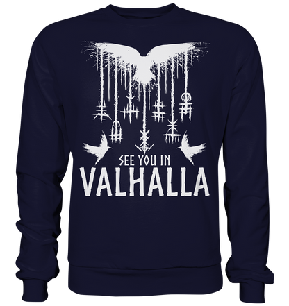 See you in Valhalla Raben - Basic Sweatshirt