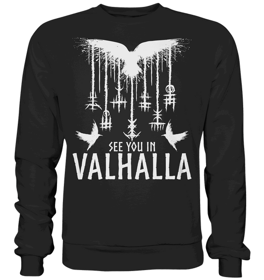 See you in Valhalla Raben - Basic Sweatshirt