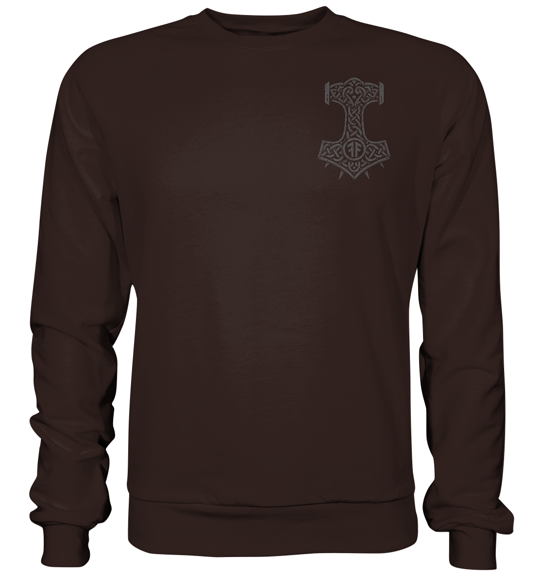GÖTTER FÜHREN KRIEGER - Wikinger Sweatshirt Männer Odin