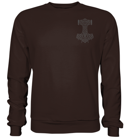 GÖTTER FÜHREN KRIEGER - Wikinger Sweatshirt Männer Odin