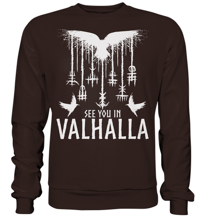 See you in Valhalla Raben - Basic Sweatshirt