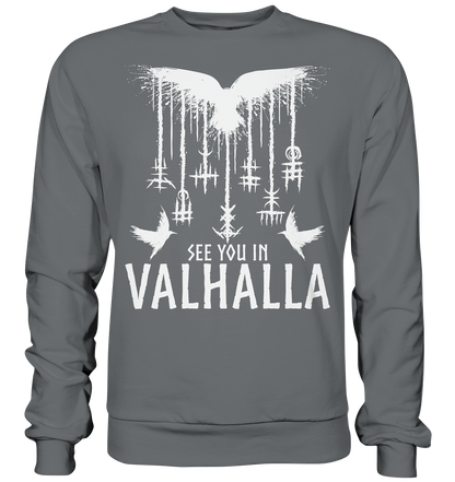 See you in Valhalla Raben - Basic Sweatshirt