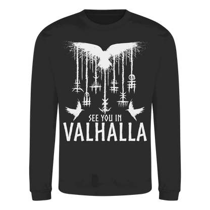 See you in Valhalla Raben - Basic Sweatshirt