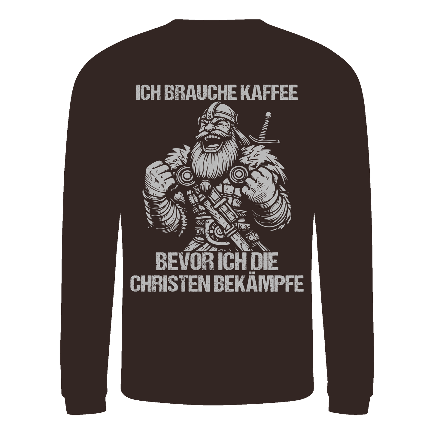Ich brauche Kaffee  - Basic Sweatshirt
