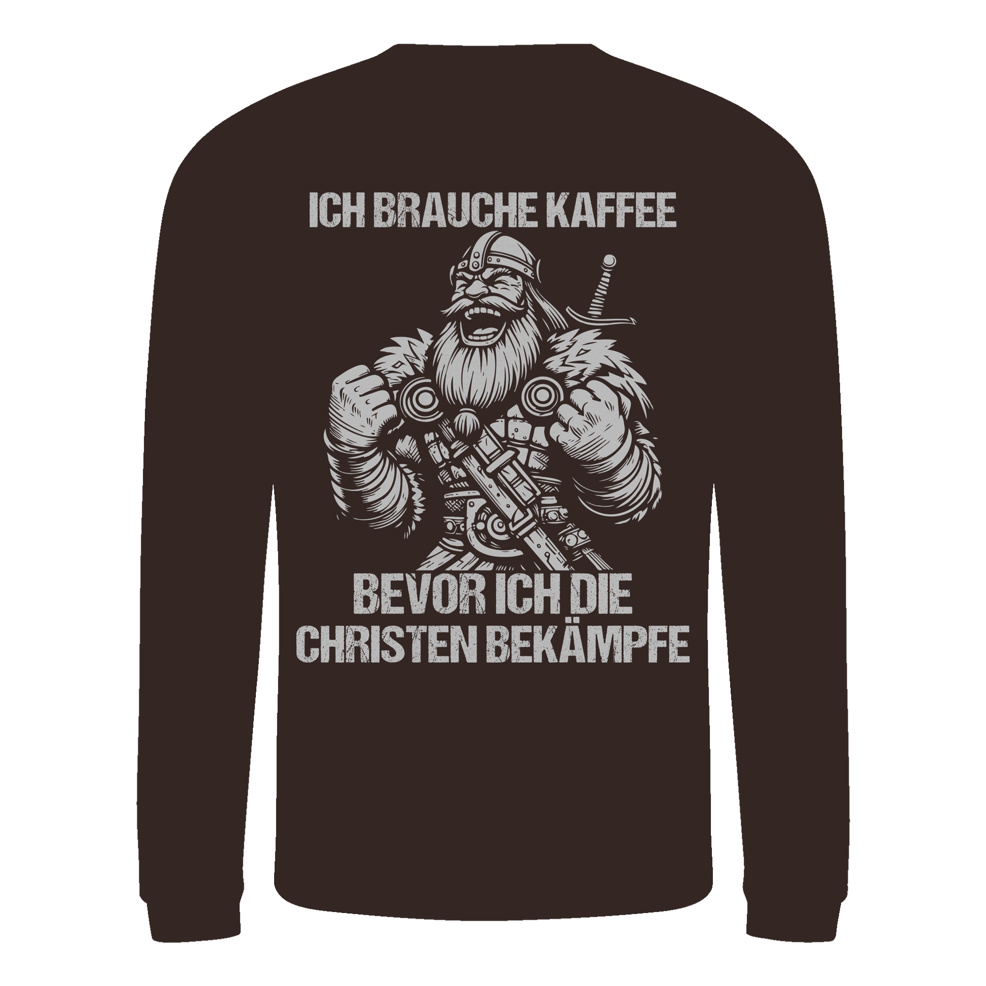 Ich brauche Kaffee  - Basic Sweatshirt