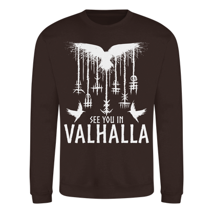 See you in Valhalla Raben - Basic Sweatshirt