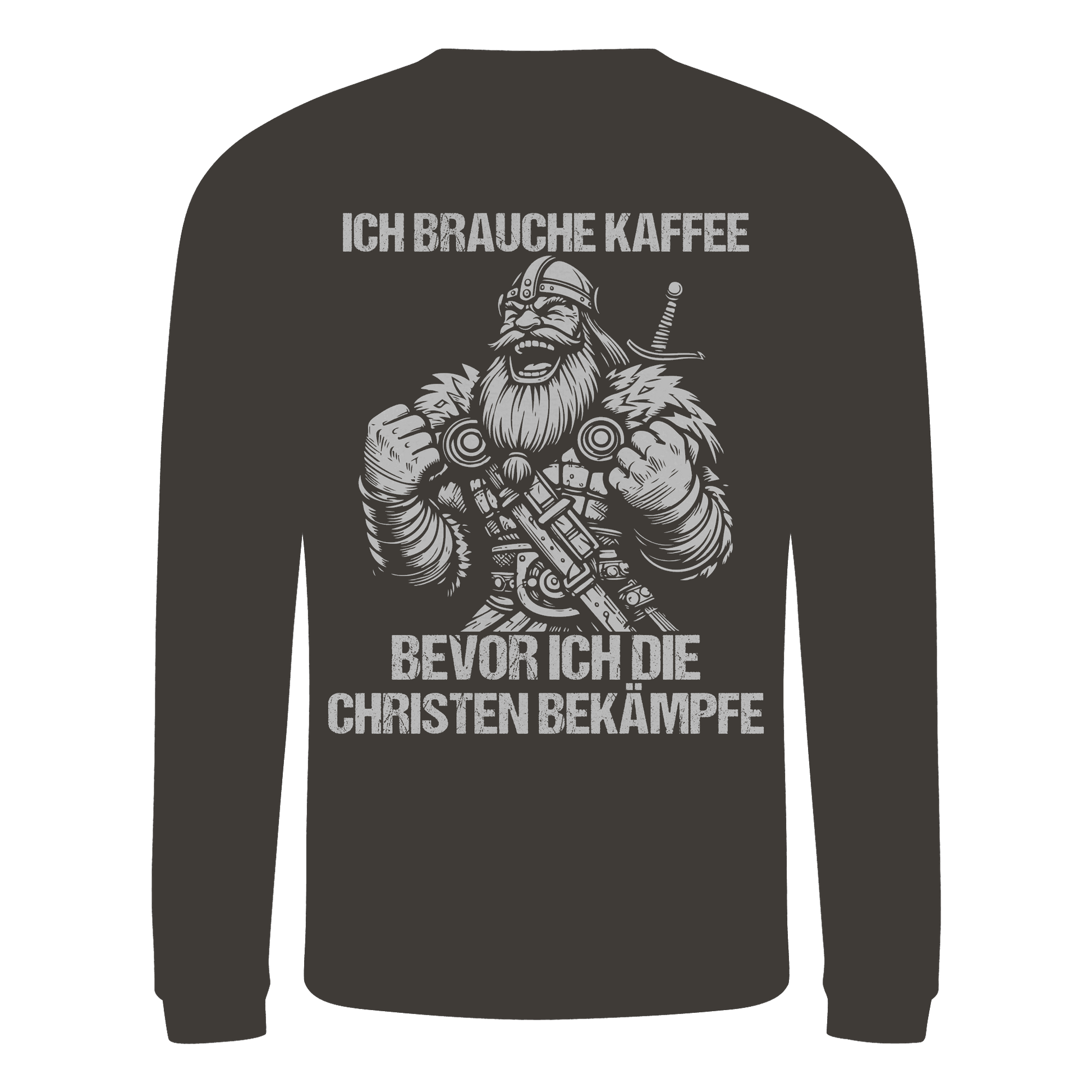 Ich brauche Kaffee  - Basic Sweatshirt