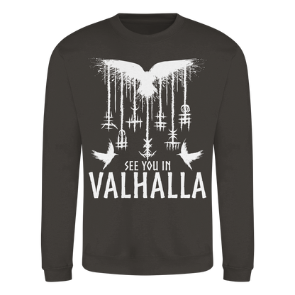 See you in Valhalla Raben - Basic Sweatshirt