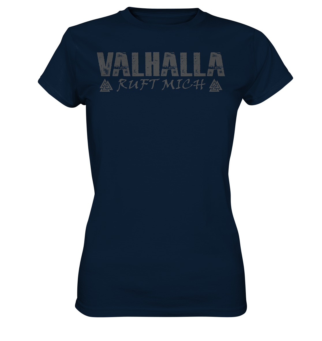 Valhalla ruft mich! - Wikinger Damen Shirt (Beidseitiger Druck)