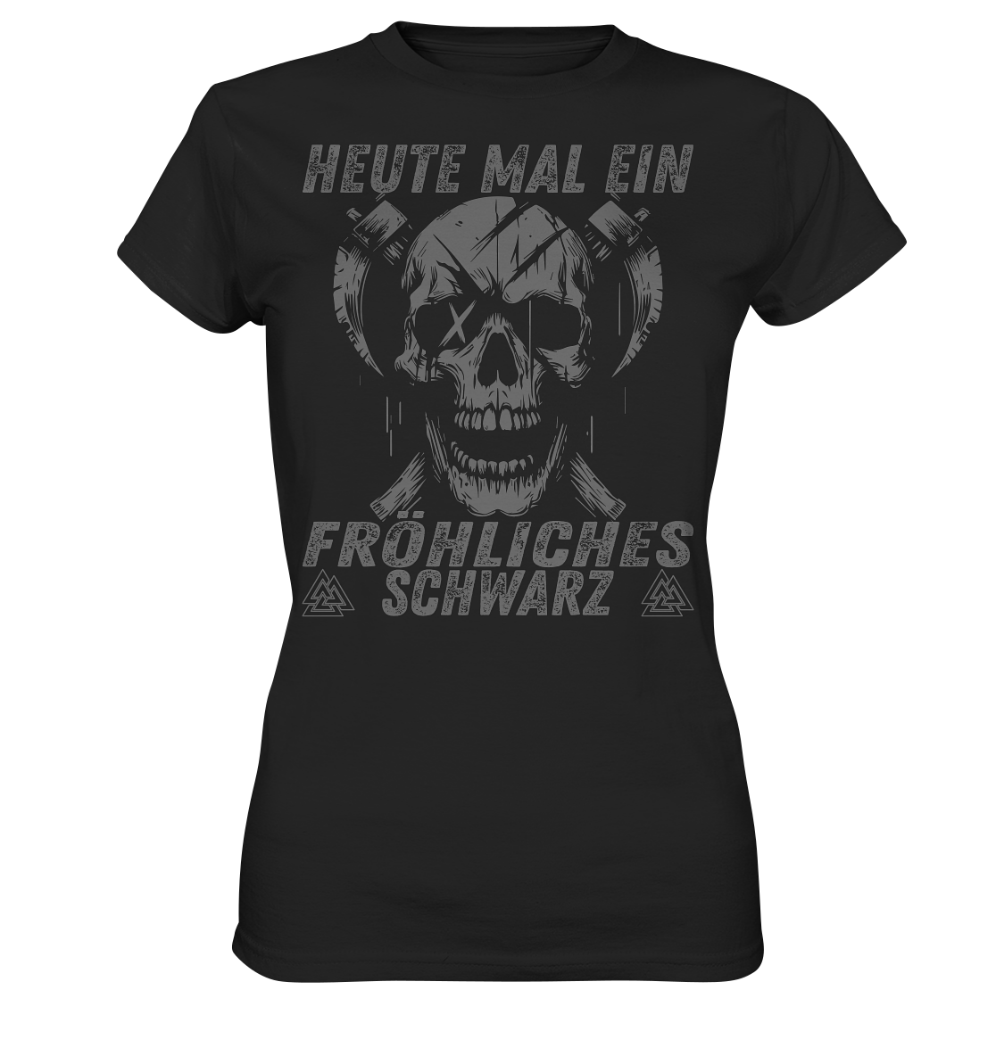 Ein Fröhliches Schwarz  - Damen Premium Shirt