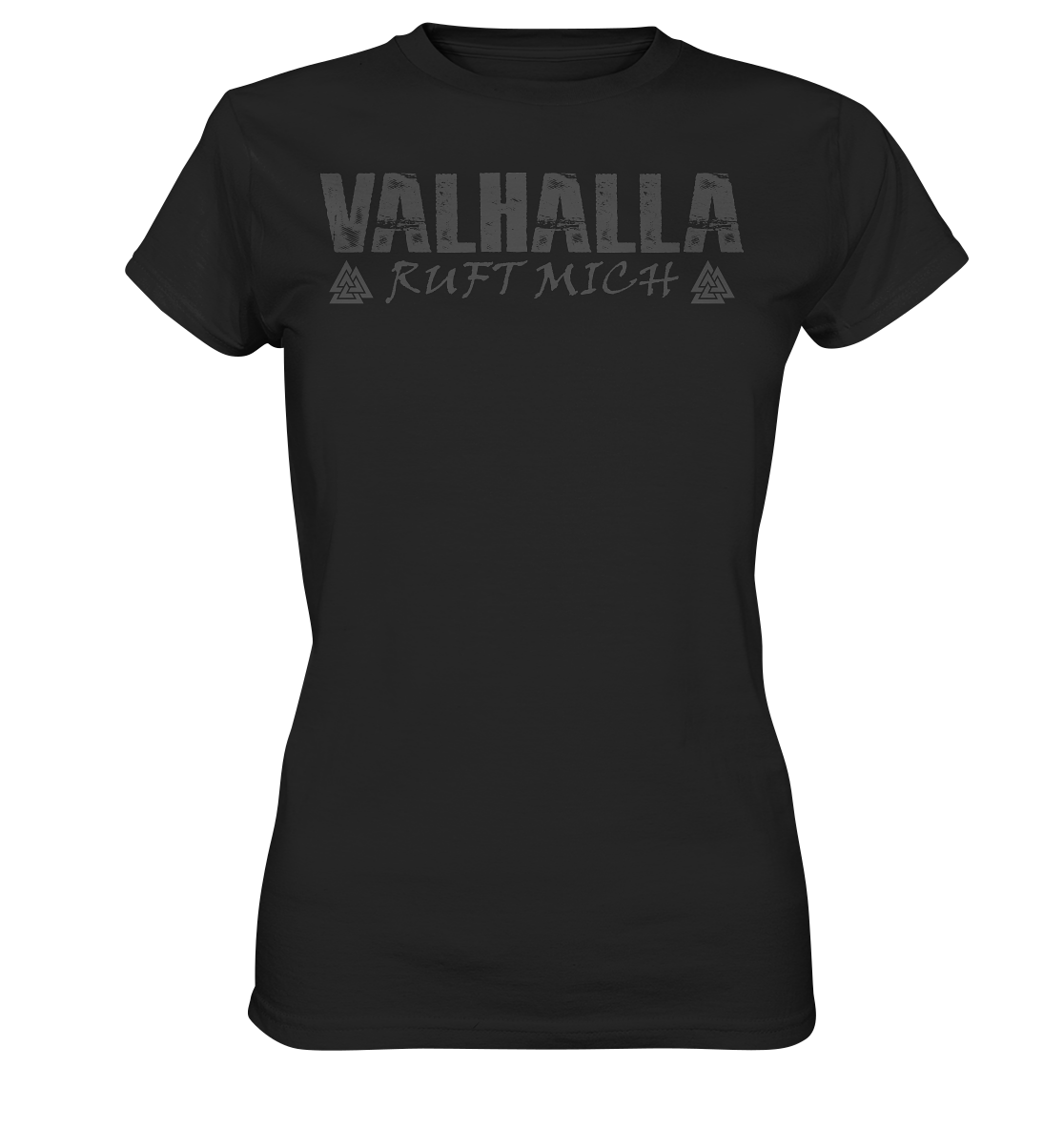 Valhalla ruft mich! - Wikinger Damen Shirt (Beidseitiger Druck)