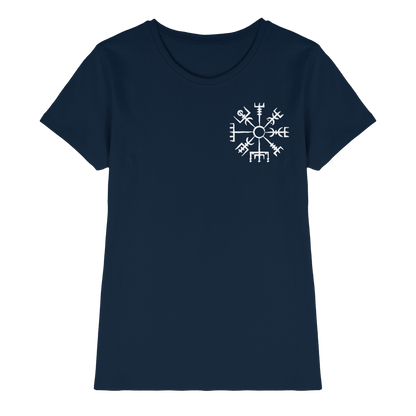 Vegvisir Runenkompass Premium Shirt Damen