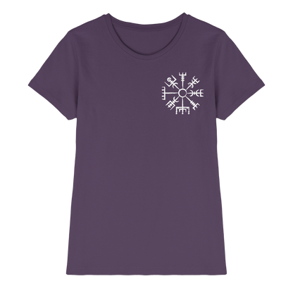 Vegvisir Runenkompass Premium Shirt Damen