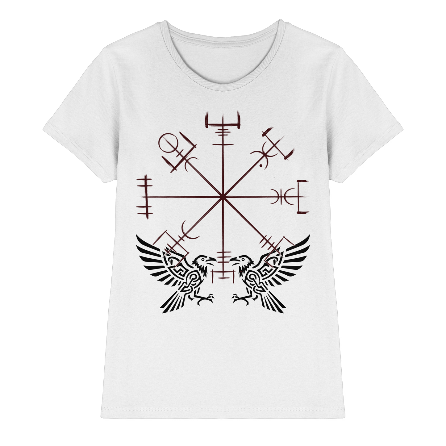 MYSTERIÖSES SYMBOL - Wikinger T-Shirt Damen Premium Runen