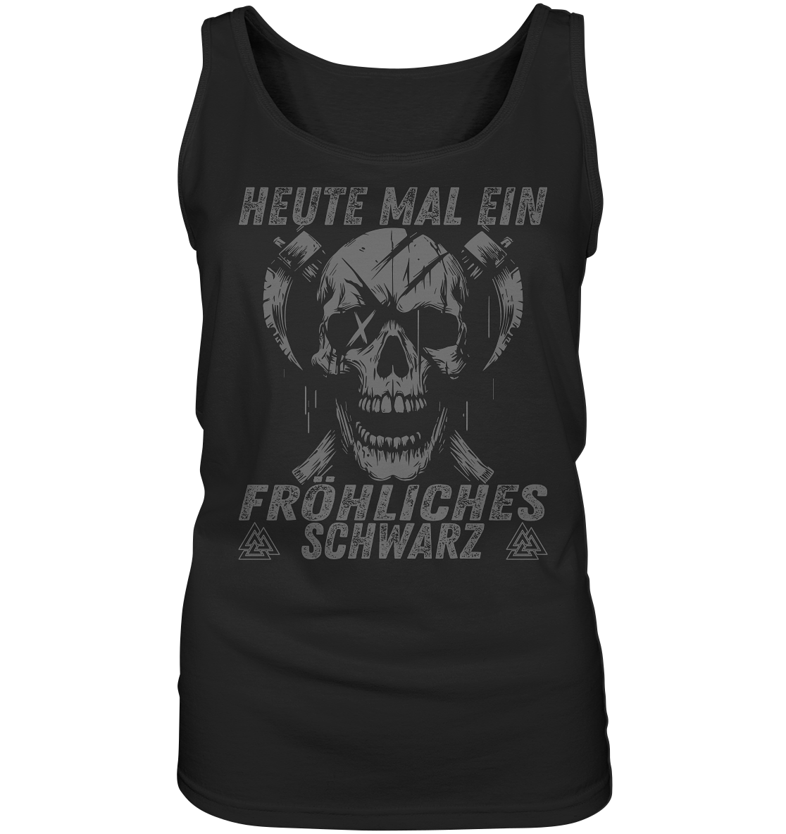 Ein Fröhliches Schwarz  - Damen Tank-Top