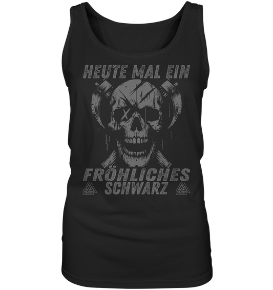 Ein Fröhliches Schwarz  - Damen Tank-Top